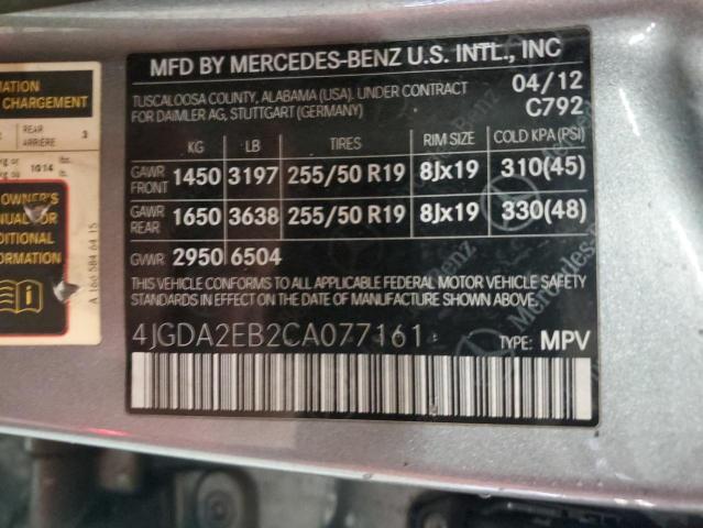 2012 MERCEDES-BENZ ML 350 BLUETEC for Sale