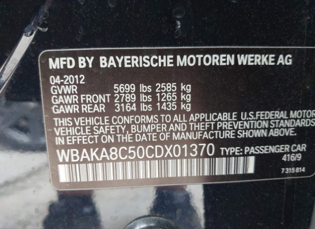 2012 BMW 750I for Sale