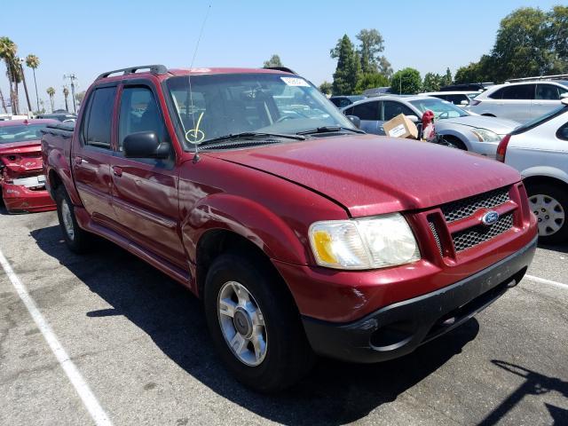 Salvage Car Ford Explorer Sport Trac 04 Burgundy For Sale In Van Nuys Ca Online Auction 1fmzu77k34ua