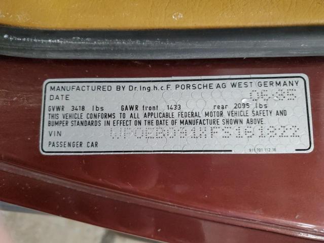 1985 PORSCHE 911 CARRERA for Sale