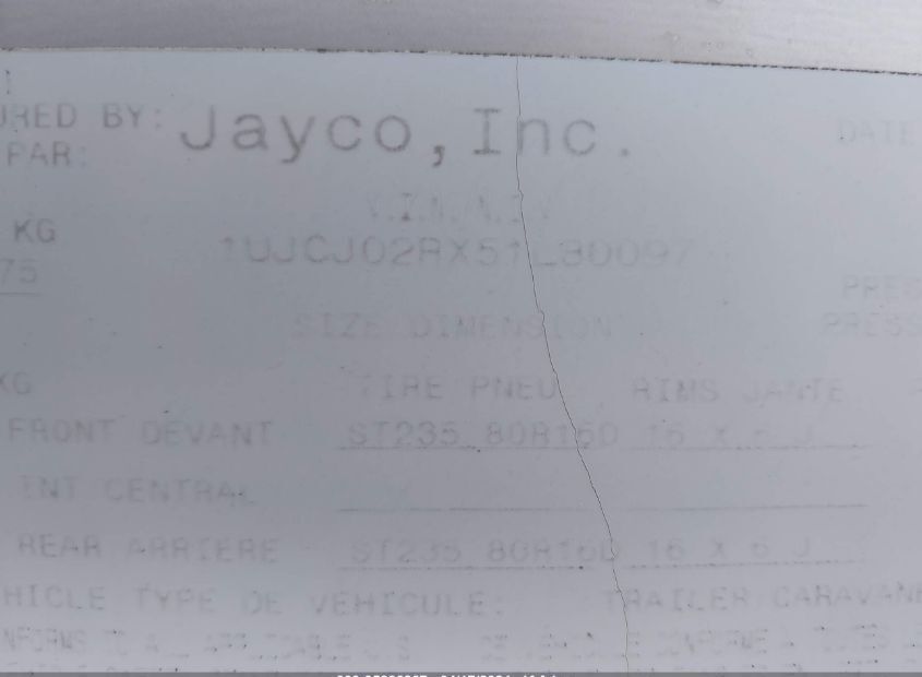 2005 JAYCO EAGLE 325BHS for Sale