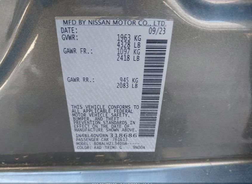 2024 NISSAN ALTIMA for Sale