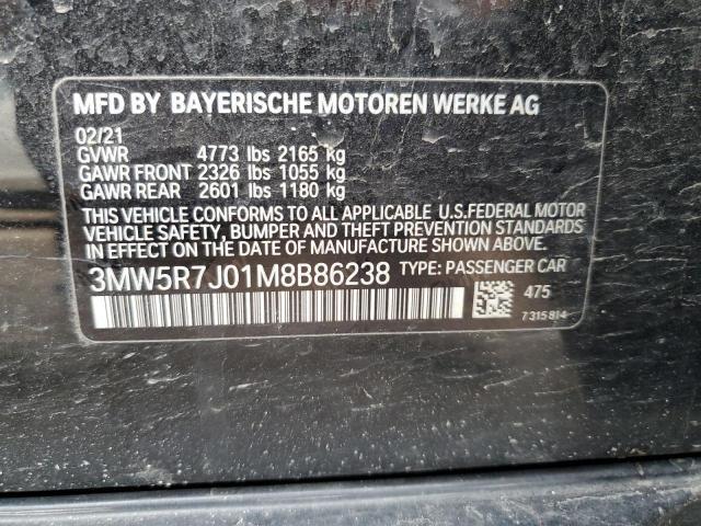 2021 BMW 330XI for Sale