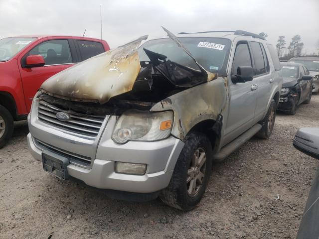 Salvage Car Ford Explorer 10 Silver For Sale In Houston Tx Online Auction 1fmeu7de7aua