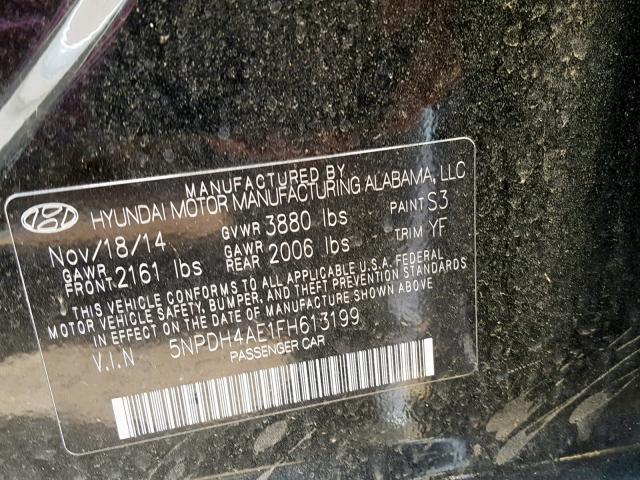 2015 HYUNDAI ELANTRA for Sale