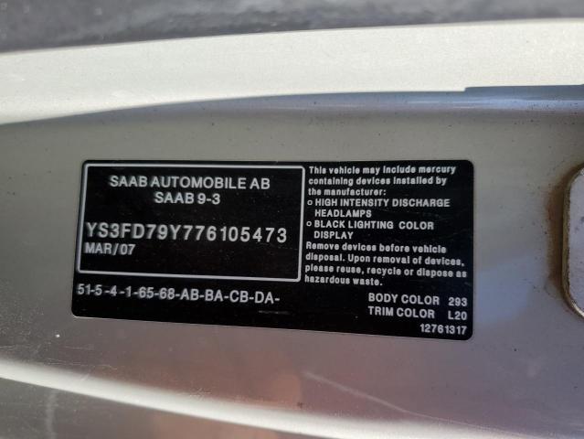 2007 SAAB 9-3 2.0T for Sale