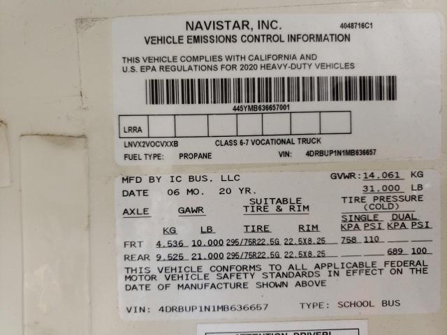 2021 IC CORPORATION 3000 CE for Sale