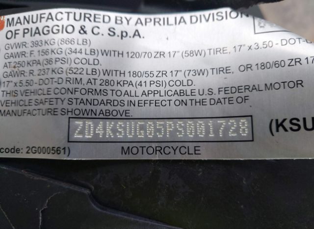 2023 APRILIA RS for Sale