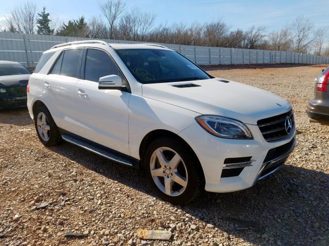 Salvage Car Mercedes Benz M Class 2014 White For Sale In