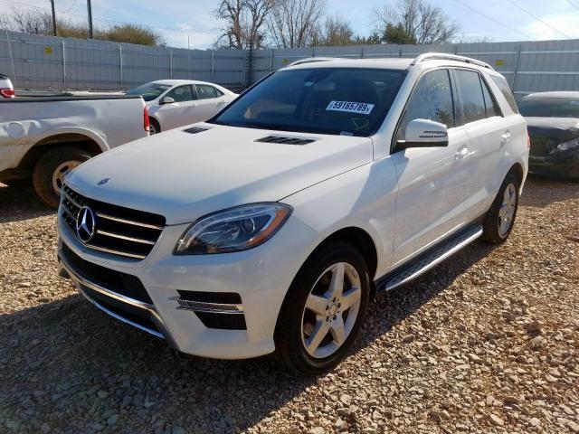 Salvage Car Mercedes Benz M Class 2014 White For Sale In