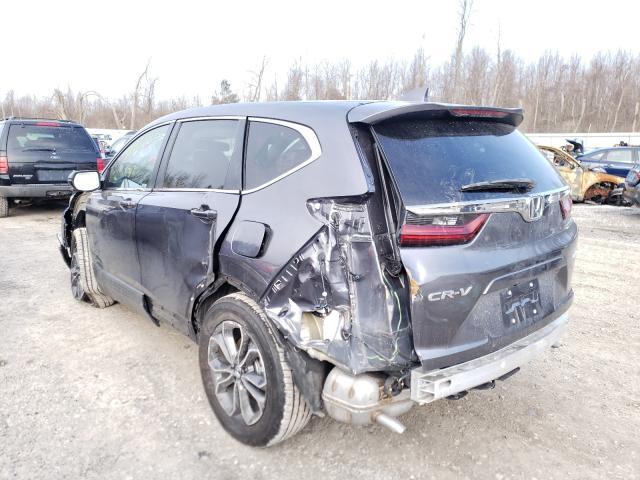 Salvage Car Honda Cr-V 2020 Gray for sale in LEROY NY online auction ...