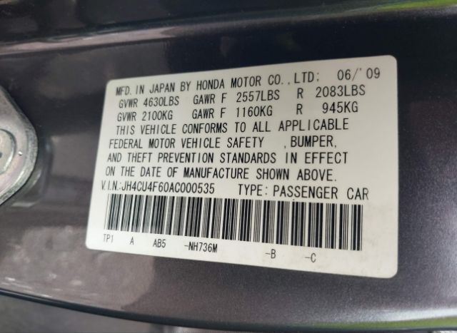 2010 ACURA TSX for Sale