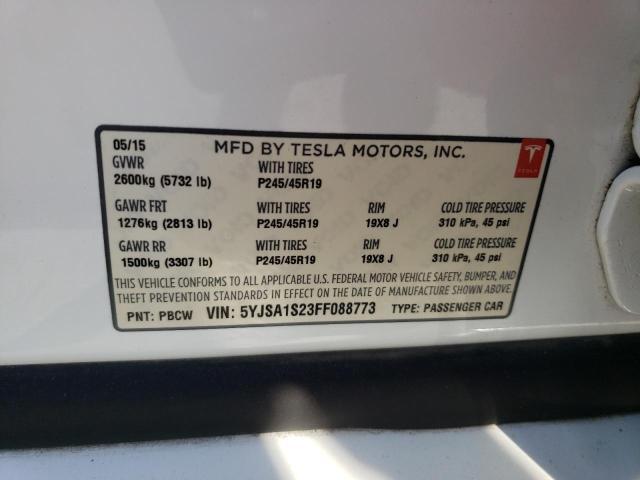 2015 TESLA MODEL S 70D for Sale