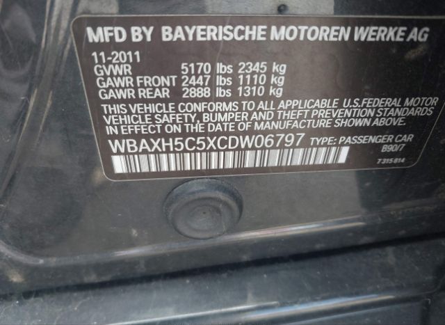 2012 BMW 5 SERIES for Sale