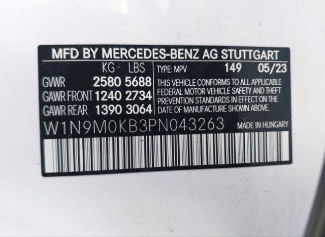 2023 MERCEDES-BENZ EQB 300 SUV for Sale