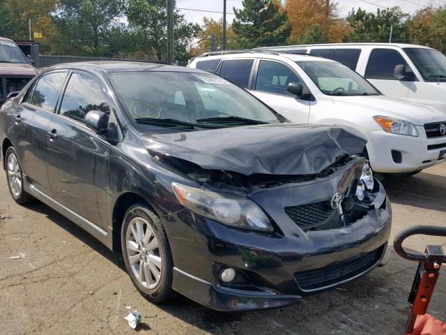 Salvage Car Toyota Corolla 2010 Black For Sale In Denver Co Online
