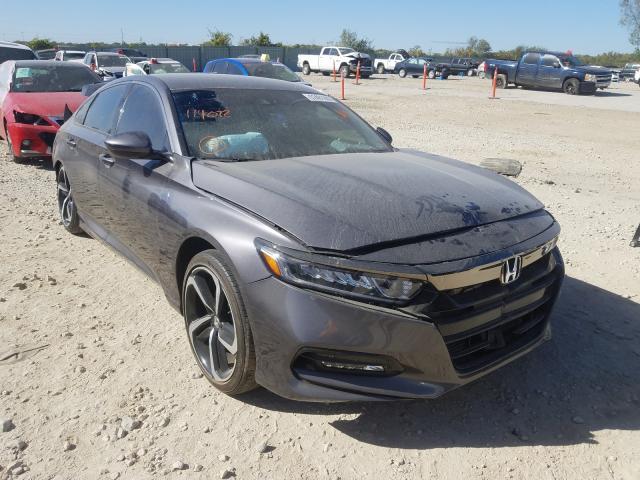 Auction Ended: Salvage Car Honda Accord 2019 Gray is Sold in KANSAS ...