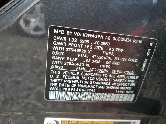 2014 VOLKSWAGEN TOUAREG V6 TDI for Sale