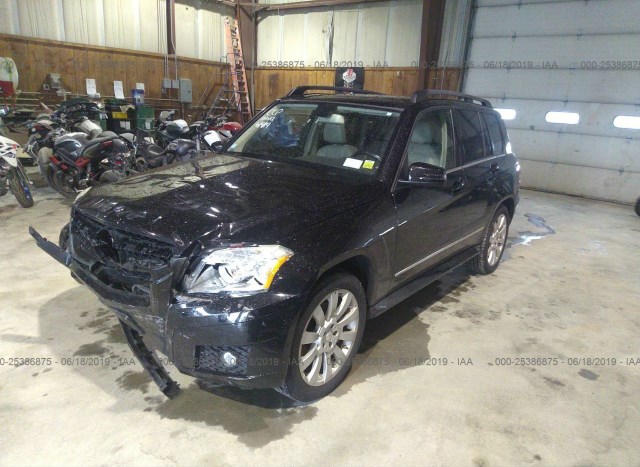 Salvage Car Mercedes Benz Glk Class 2010 Black For Sale In