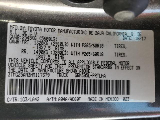 2017 TOYOTA TACOMA DOUBLE CAB for Sale