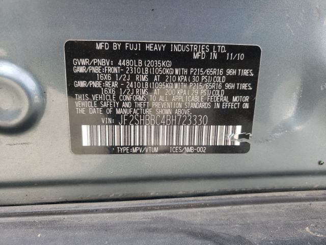 2011 SUBARU FORESTER for Sale