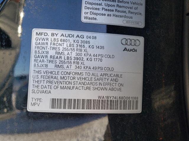 2008 AUDI Q7 3.6 QUATTRO PREMIUM for Sale