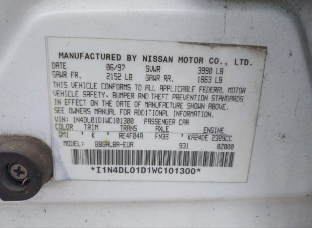 1998 NISSAN ALTIMA for Sale
