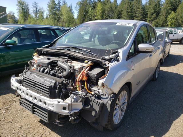 Salvage Car Ford C Max Energi 17 Silver For Sale In Graham Wa Online Auction 1fadp5eu2hl1034