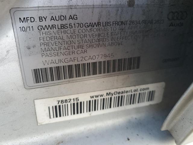 2012 AUDI S4 PRESTIGE for Sale