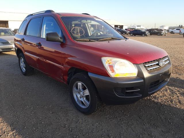 Auction Ended: Salvage Car Kia Sportage 2007 Red is Sold ...