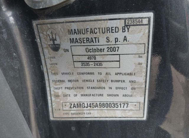 2008 MASERATI GRANTURISMO for Sale