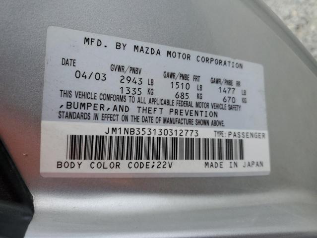 2003 MAZDA MX-5 MIATA BASE for Sale