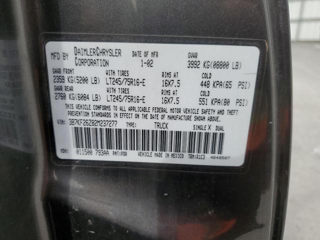 2002 DODGE RAM 2500 for Sale