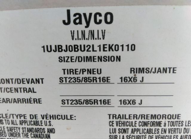 2020 JAYCO OTHER for Sale