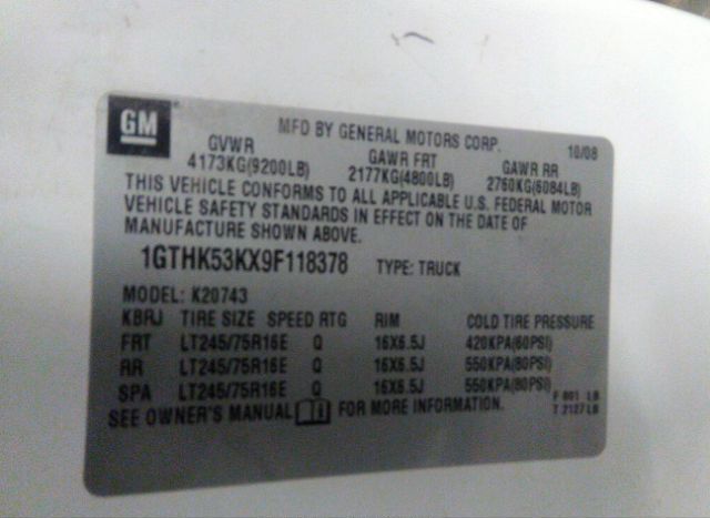 2009 GMC SIERRA 2500HD for Sale