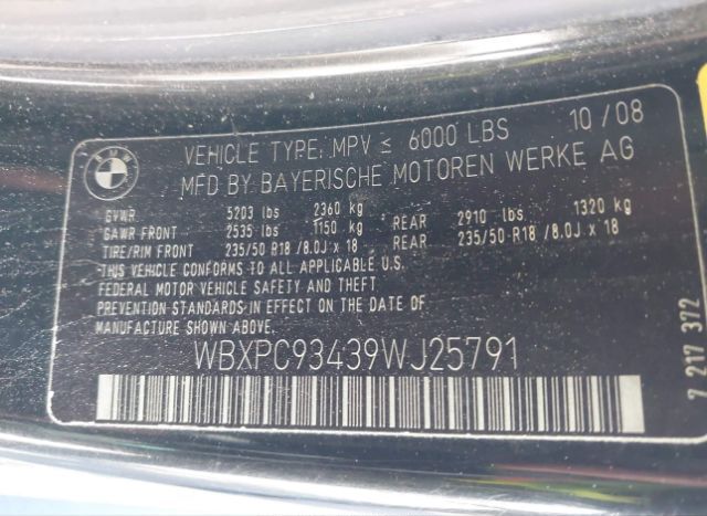 2009 BMW X3 for Sale