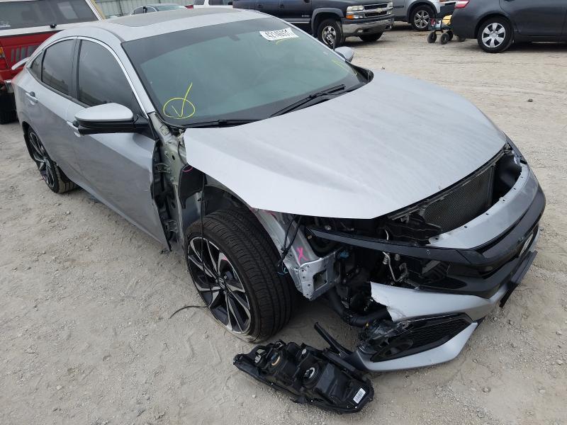 Auction Ended: Salvage Car Honda Civic 2019 Silver is Sold in VAN NUYS ...