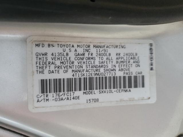 1992 TOYOTA CAMRY LE for Sale