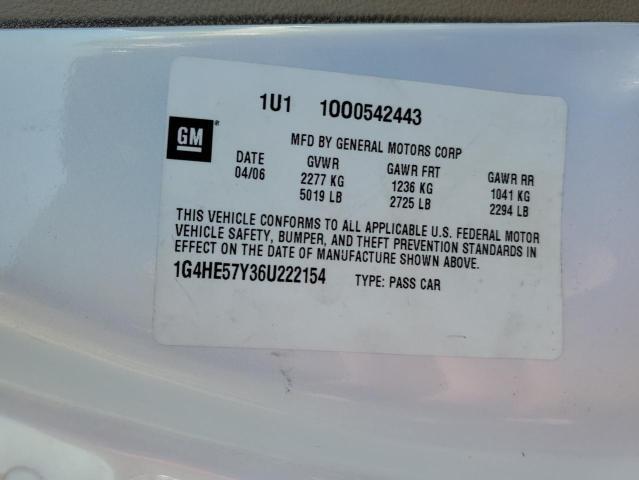 2006 BUICK LUCERNE CXS for Sale