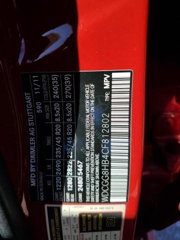 2012 MERCEDES-BENZ GLK 350 4MATIC for Sale