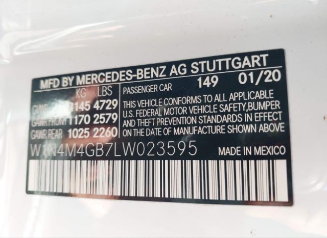 2020 MERCEDES-BENZ GLB 250 for Sale