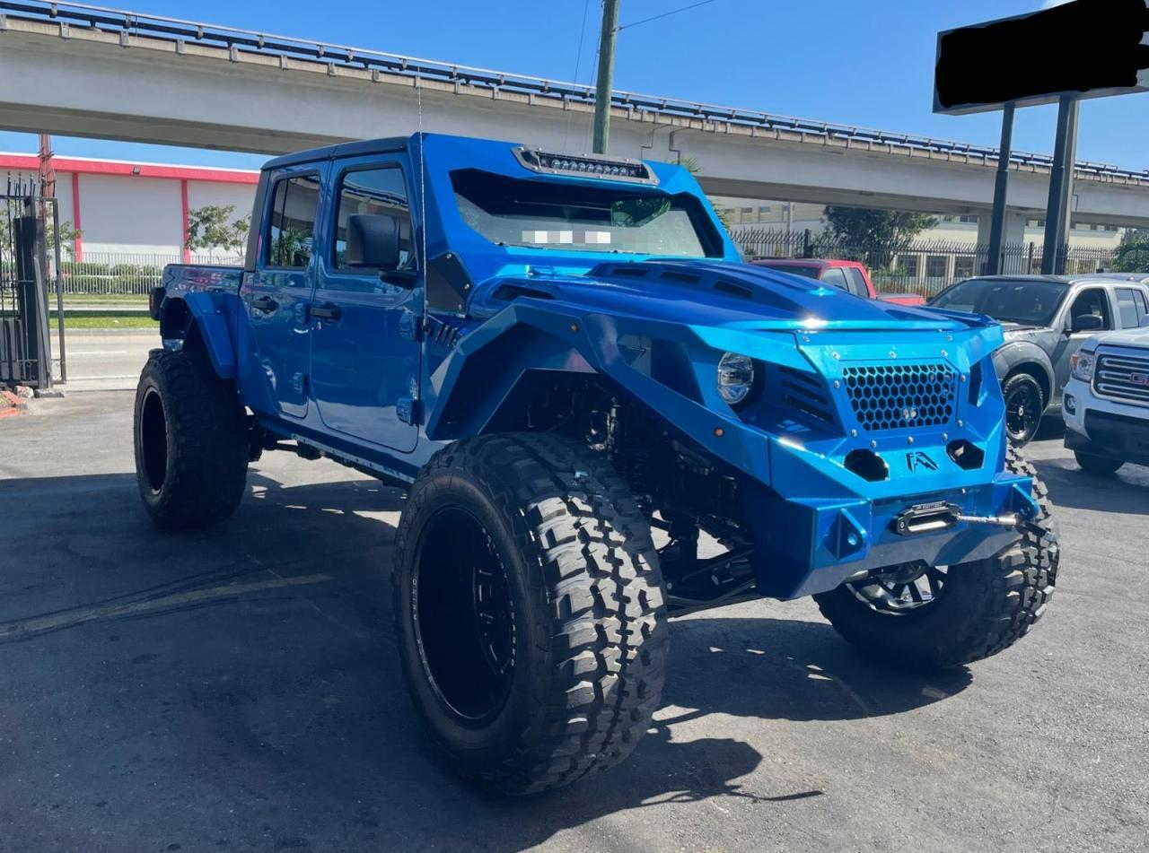 Auction Ended Used Car Jeep Gladiator 2021 Blue is Sold in HOMESTEAD