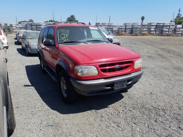 Salvage Car Ford Explorer 1998 Red For Sale In San Martin Ca Online Auction 1fmyu24e7wuc