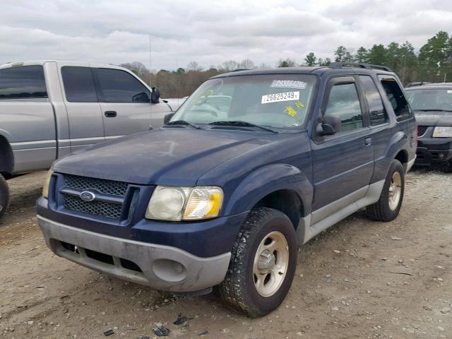 Salvage Car Ford Explorer Sport 2003 Blue For Sale In