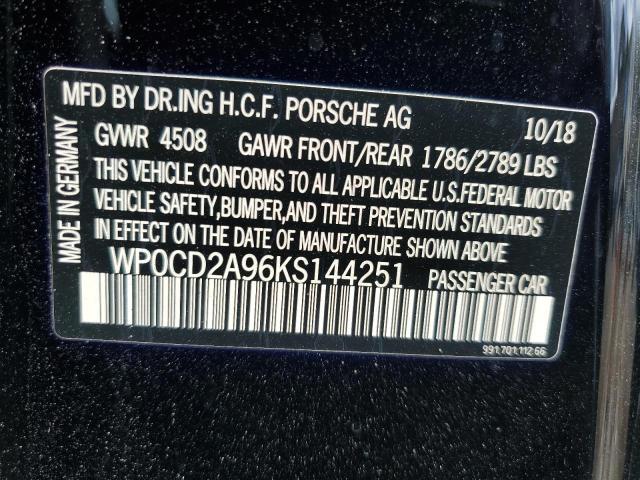 2019 PORSCHE 911 TURBO for Sale