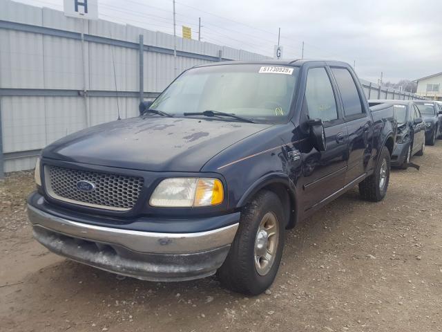 Salvage Car Ford F150 2001 Blue For Sale In Des Moines Ia