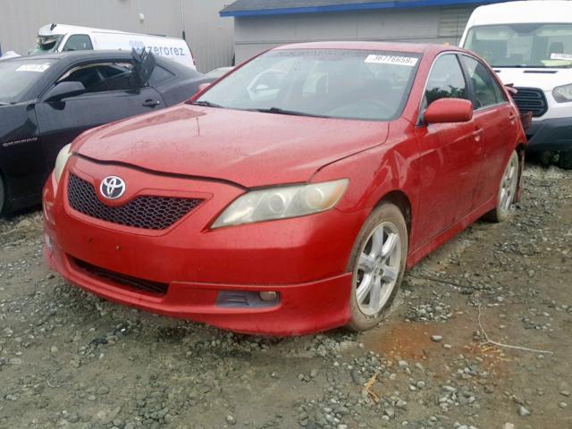 Salvage Car Toyota Camry 2007 Red For Sale In Mebane Nc