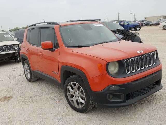 Auction Ended Used Car Jeep Renegade 2015 Orange is Sold
