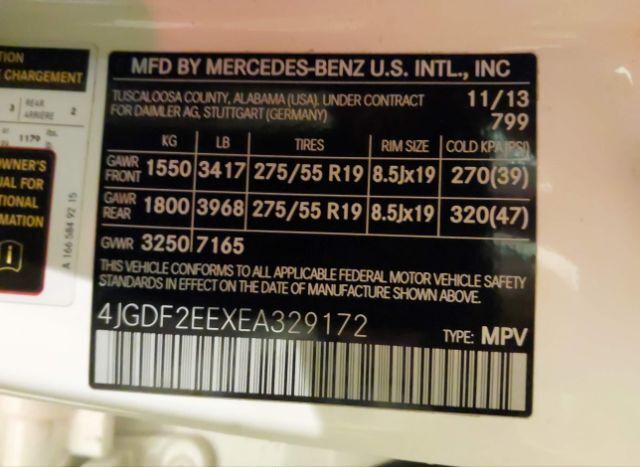 2014 MERCEDES-BENZ GL 350 BLUETEC for Sale