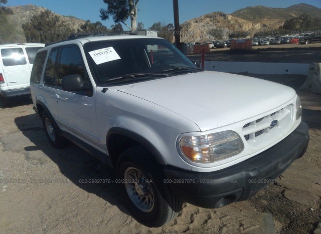 Auction Ended Salvage Car Ford Explorer 1999 White Is Sold In Fontana Ca Vin 1fmyu24x1xuc